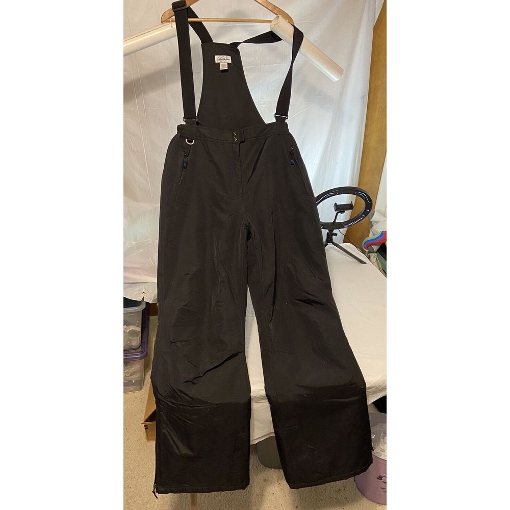 Women's Slalom Low Snow Bibs With Overalls -Zip Front-Size Large-NWT